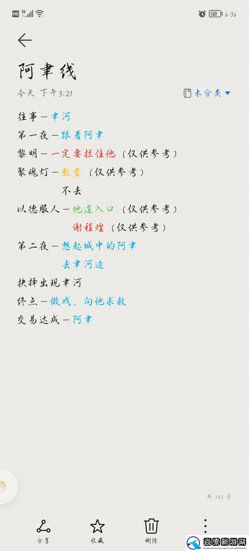 神仙记事录阿聿线选择分享