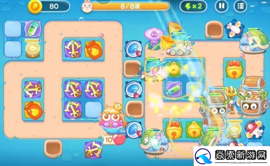 保卫萝卜4海的闺女第58关怎么完美通关