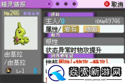 口袋妖怪漆黑的魅影中