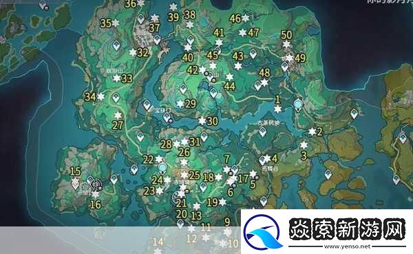 原神苍灵鲤位置全揭秘