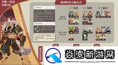 剑与远征启程平民开荒阵容搭配推荐2025【完整攻略】