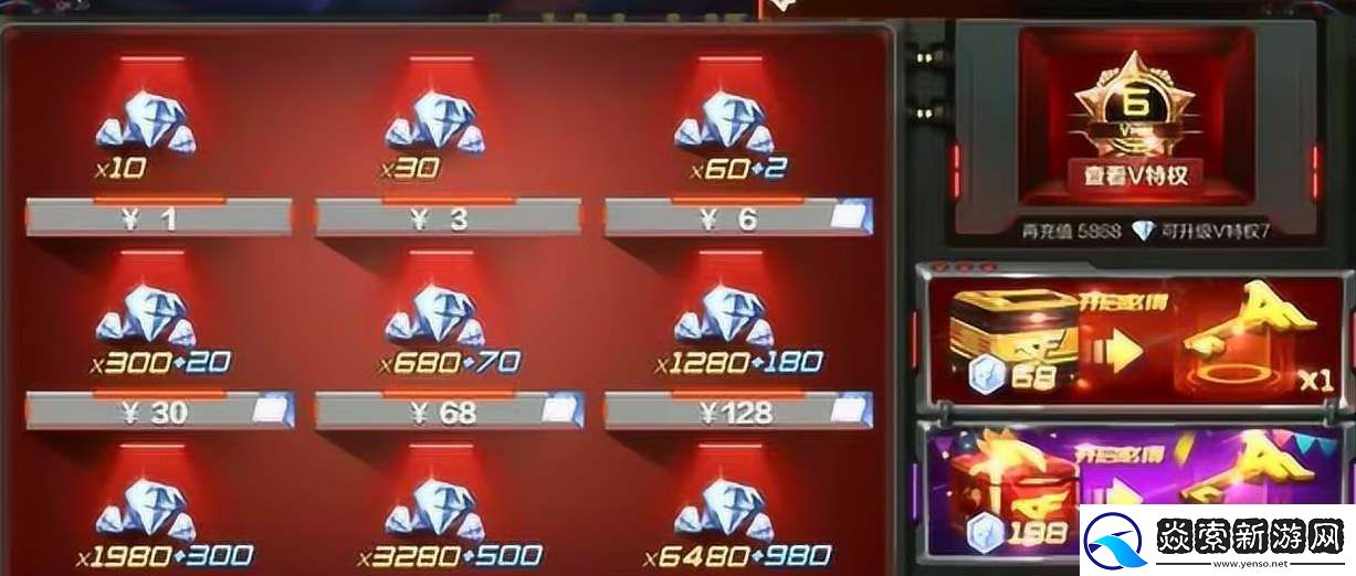 cf手游v8要充多少钱