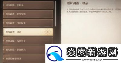 无限暖暖照片调查危险排查任务攻略