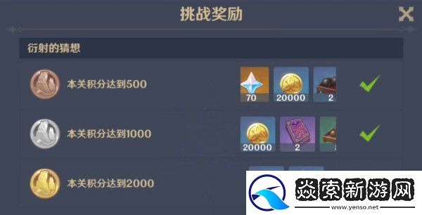 原神衍射的猜想通关攻略