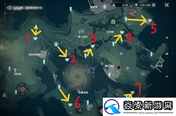 鸣潮怨鸟泽飞猎手位置