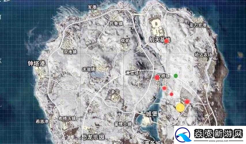 绝地求生手游空投箱落点位置全攻略