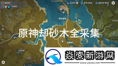 “原神砂木采集点全攻略”