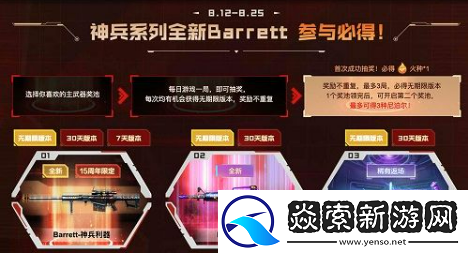 CF15周年全新神兵专场活动在哪参加