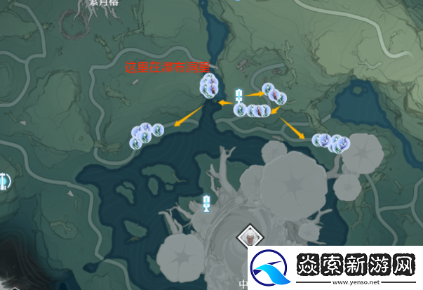 鸣潮植珀/紫晶簇/红针晶簇/辉萤石采集路线