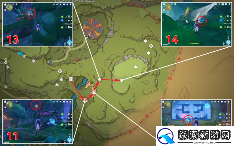原神隐众游园礼券快速收集攻略