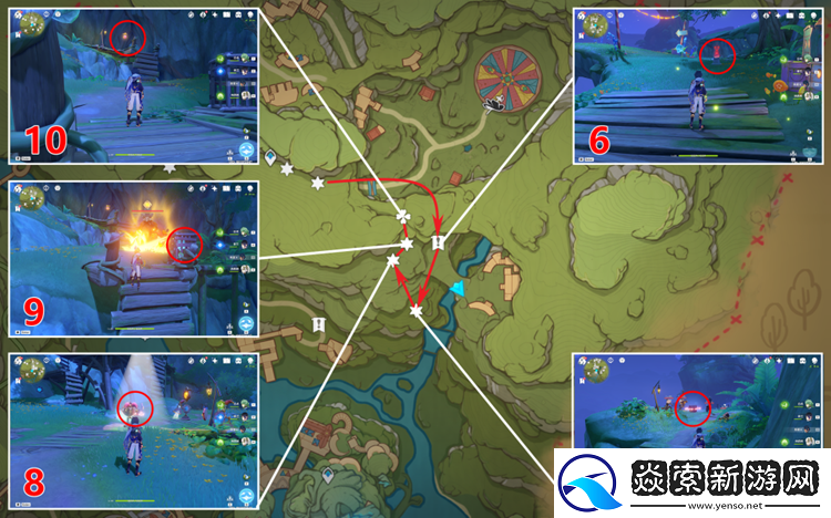 原神隐众游园礼券快速收集攻略