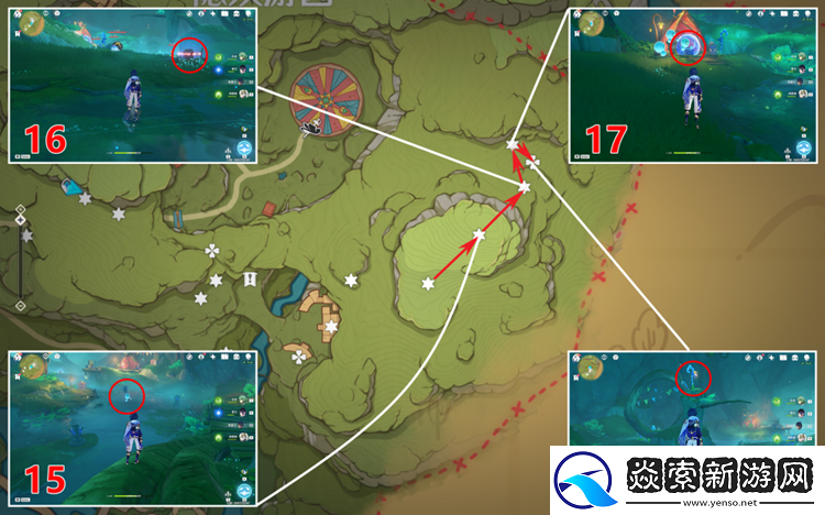 原神隐众游园礼券快速收集攻略