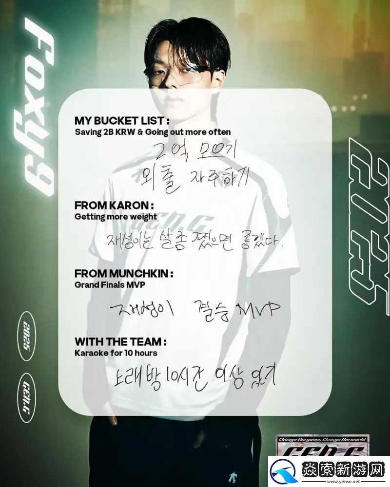 GEN选手的2025年目标