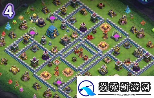 部落冲突12本最强布阵可复制