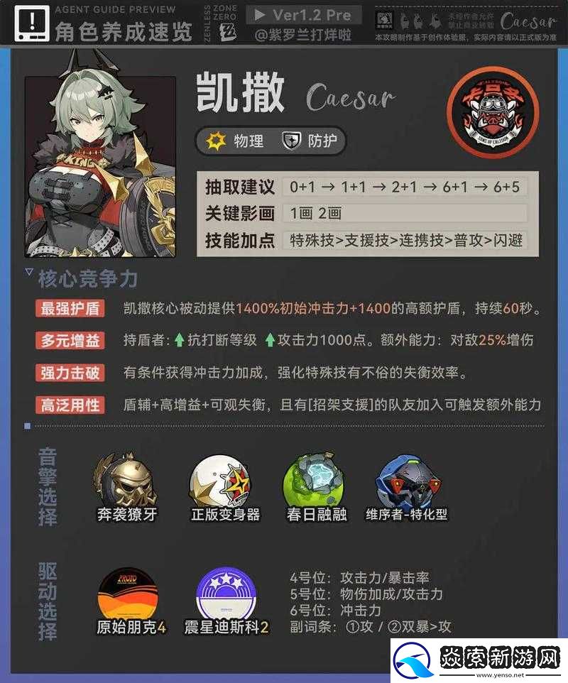 苍蓝境界角色培养指南