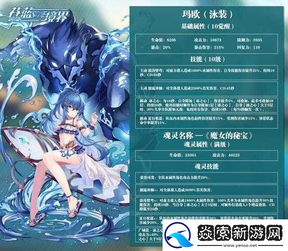 苍蓝境界中玛欧角色深度解析及高效技能加点实战攻略