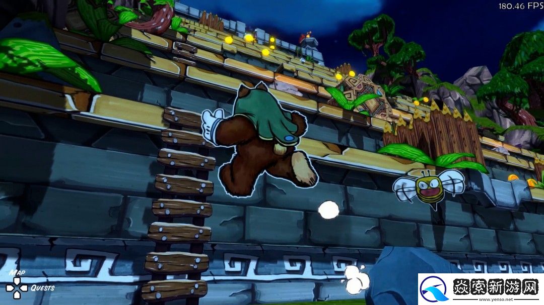 开放世界手绘风格平台冒险游戏河畔边的鲁菲现已推出试玩Demo