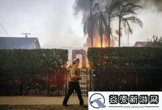 加州山火800名消防员由囚犯充当