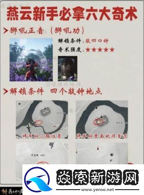 燕云十六声通用奇术一览及获取攻略