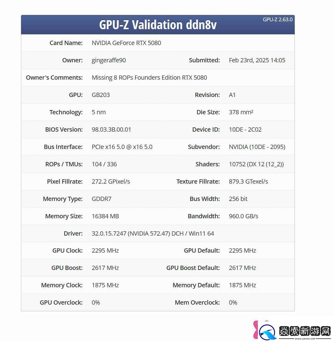 英伟达RTX50系显卡再遭质疑