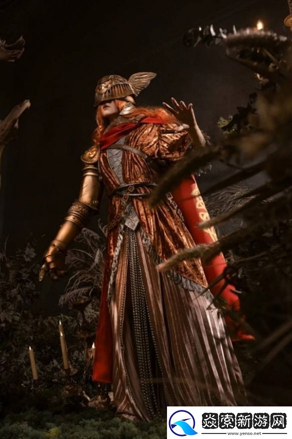 毛妹COS老头环“女武神”玛莲妮亚