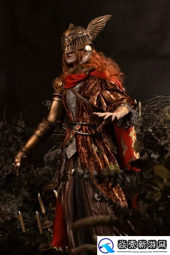 毛妹COS老头环“女武神”玛莲妮亚