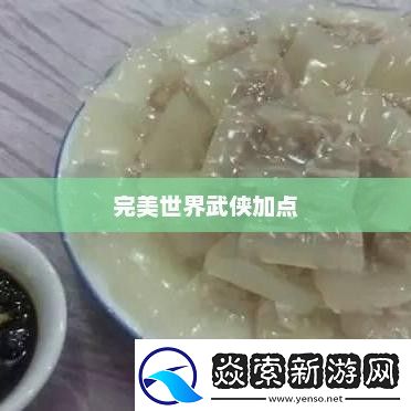 完美世界武侠加点攻略
