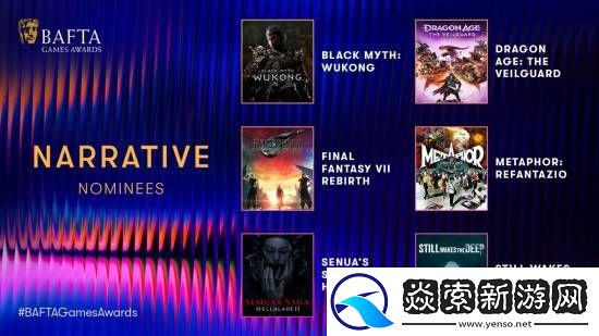 英国BAFTA游戏提名公布