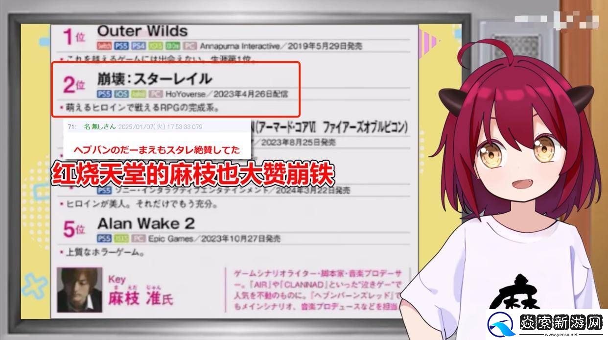 海外游戏大佬也沉迷崩铁