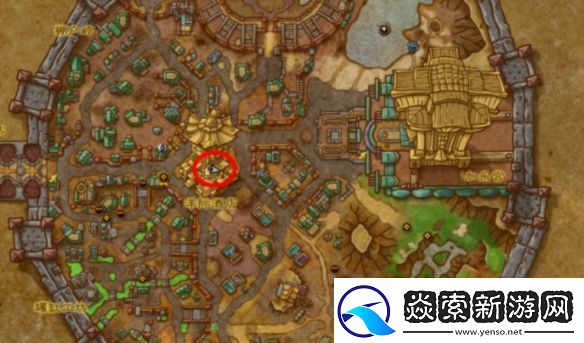 魔兽世界安德麦军需官在哪