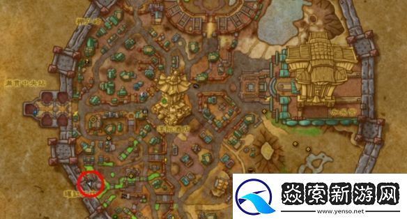 魔兽世界安德麦军需官在哪