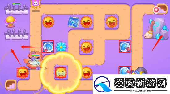 保卫萝卜4阿波与魔法宝藏第5关图文通关攻略一览