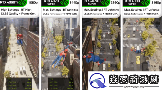 漫威蜘蛛侠2PC画质对比PS5Pro