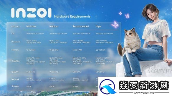 韩国模拟游戏inZOIPC配置要求公布