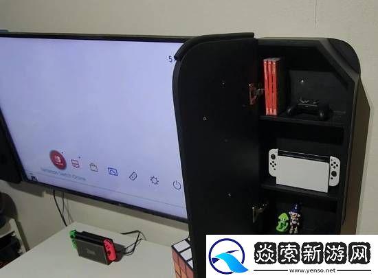 满满的亲情!玩家为儿子制作超逼真NS2造型电视柜