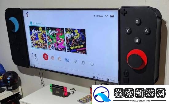 满满的亲情!玩家为儿子制作超逼真NS2造型电视柜