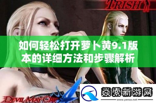 如何轻松打开萝卜黄9.1版本的详细方法和步骤解析