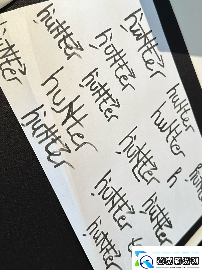 苦练签名NiKo及huNter写满签名方案