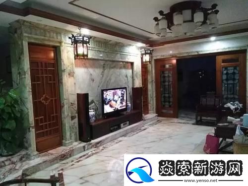 在姨母家的客厅