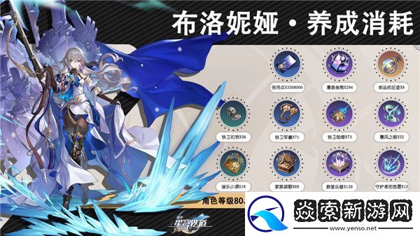 破碎星穹铁路布洛妮娅培养材料清单