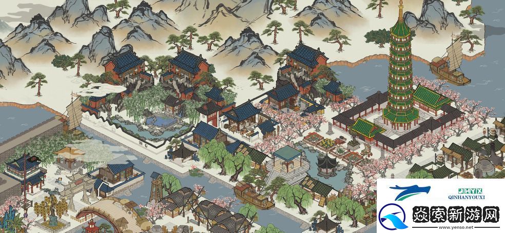 江南百景图人工湖布局推荐