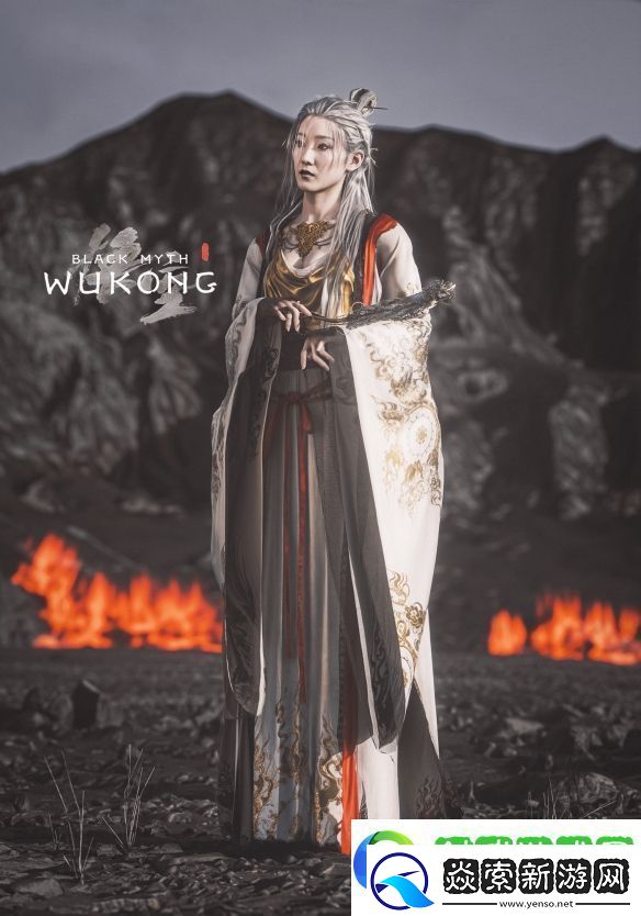 大神晒黑神话铁扇公主3D渲染图