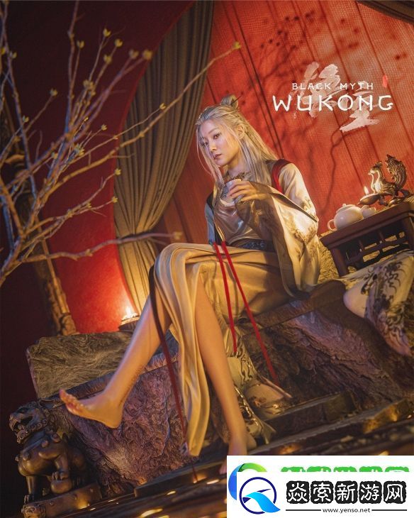 大神晒黑神话铁扇公主3D渲染图