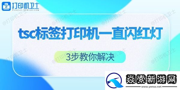 tsc标签打印机一直闪红灯怎么办