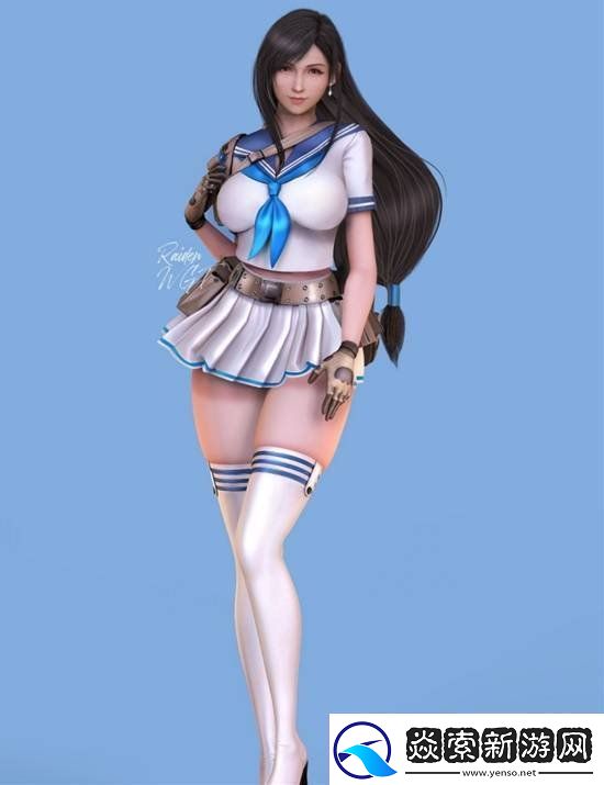 最终幻想7重制版蒂法3D美图赏