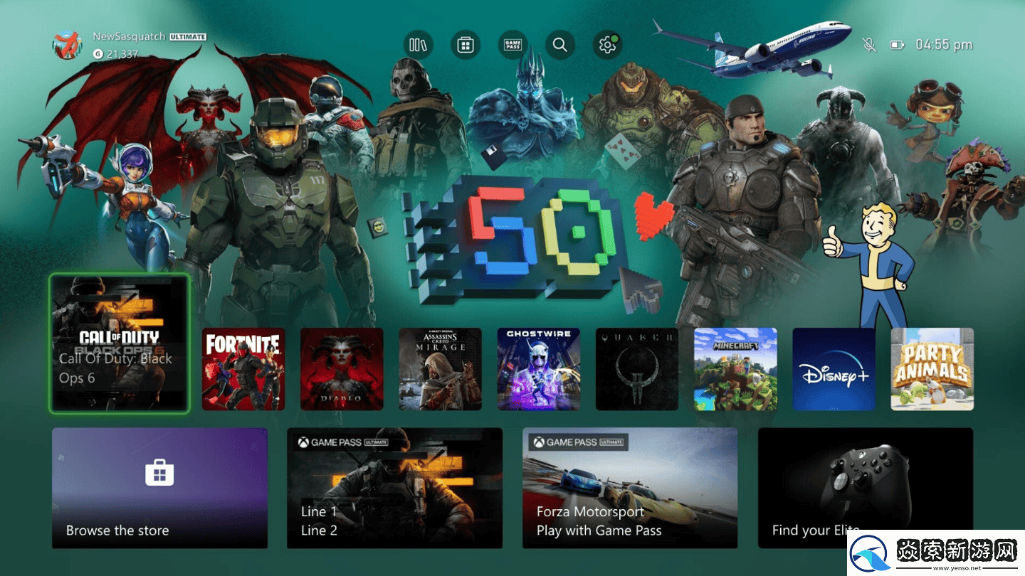 微软50岁啦!Xbox主题内容上线