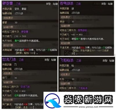 大侠立志传最强拳法流派攻略