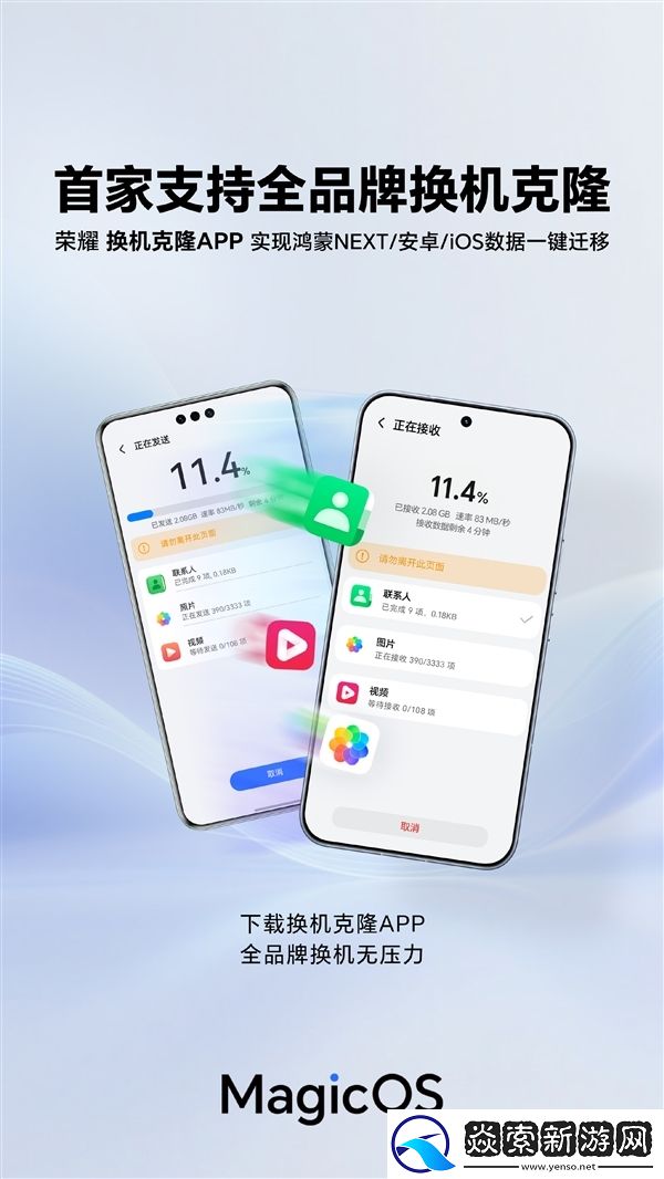 荣耀Magic8系列彻底打通苹果、安卓、鸿蒙互联