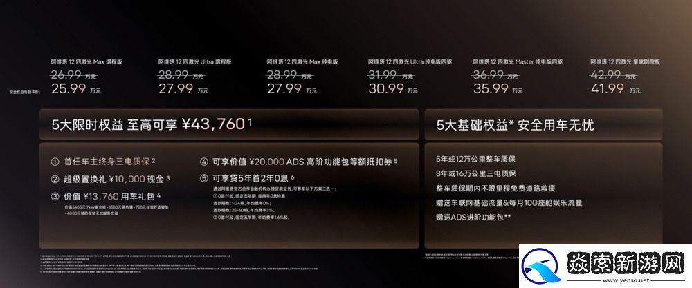 阿维塔12四激光版正式上市