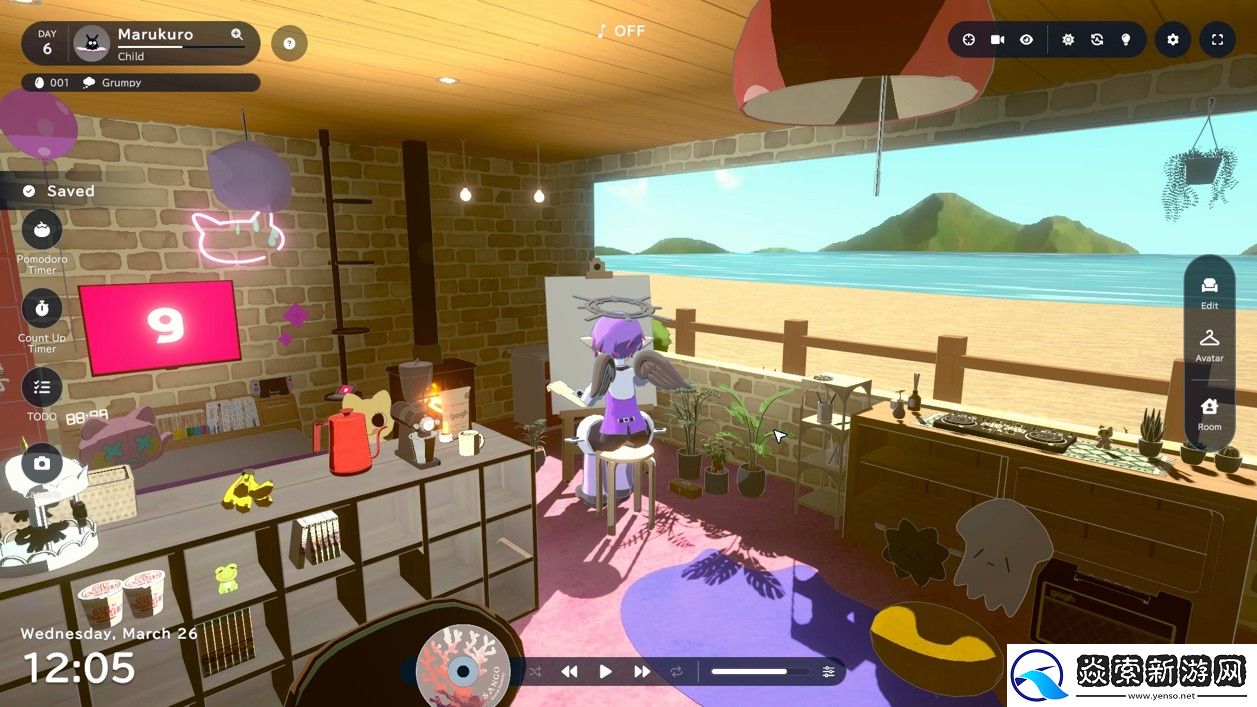 虚拟形象×专注力PC游戏gogh